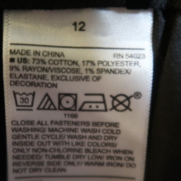 Old Navy Black Polka Dot Rockstar Jeans – Size 12 - Picture 11 of 11